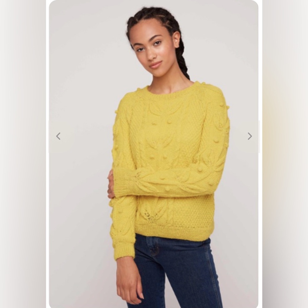 People tree Joni jumper sweater yellow small
